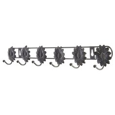 Вешалка Доляна Ромашки 1695971 черный