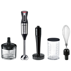 Погружной блендер Bosch Ergo Mixx MS6CM6155, черный/серебристый