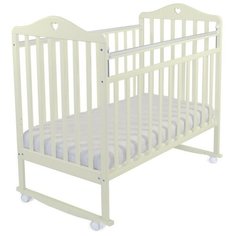 Кроватка Альма-няня Катарина (качалка), на полозьях бежевый