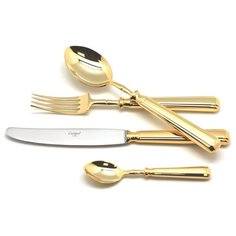 Cutipol Набор столовых приборов Piccadilly gold, 72 предмета золотистый