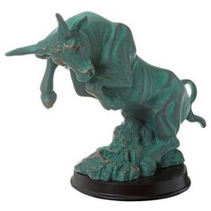 Статуэтка NeoGift Бык, 21 см зеленый