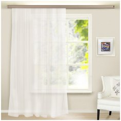 Тюль Witerra вуаль на ленте 500х260 см белый