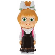 Игрушка для ванной Затейники Маша и Медведь Маша-школьница (GT7285) бежевый/коричневый