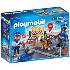 Конструктор Playmobil City Action 6924 Блокпост на дороге