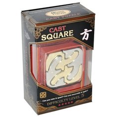 Головоломка Cast Puzzle Square, уровень сложности 5 (515092) серый/желтый