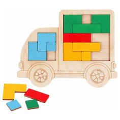 Головоломка Лесная мастерская Грузовик (2122808) бежевый/разноцветный