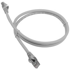 Патч-корд Lanmaster LAN-PC45/S6A-0.5 0.5 м, серый