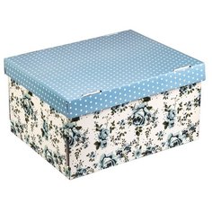 Коробка подарочная Дарите счастье Моя коробочка 31.2 х 16.1 х 25.6 см голубой