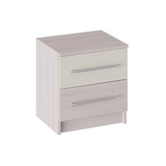 Тумба прикроватная ТриЯ Мишель, ШхГхВ: 45.2х38х48.3 см, цвет: ясень шимо/бежевый фон глянец Triya