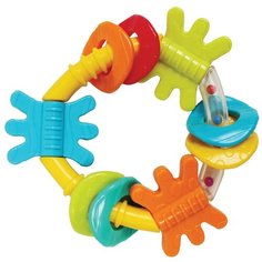 Погремушка Playgro Triangle Teether желтый/голубой