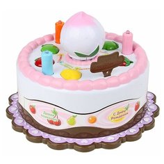 Развивающая игрушка Jia Du Toys Торт (Б79286), белый/розовый