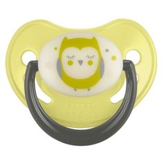 Пустышка силиконовая ортодонтическая Canpol Babies Night Dreams 6-18 м, желтый