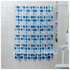 Штора для ванной Доляна Градиент 180x180 4473430 градиент