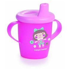 Поильник-непроливайка Canpol Babies 31/200, 250 мл розовый/девочка