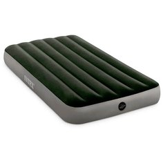 Надувной матрас Intex Twin Dura-Beam Prestige Downy Airbed (64107) серый/черный