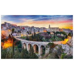 Рыжий кот Картина по номерам Живописный мост 50х40 см