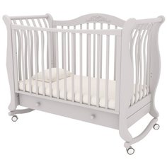 Кроватка Гандылян Габриэлла (качалка) белая ночь