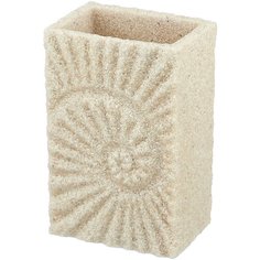 Стакан для зубных щеток Wenko Fossil, бежевый