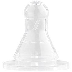 Соска Lubby Силиконовая M 3м+, 2 шт. бесцветный