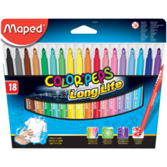 Maped Фломастеры ColorPeps Long Life (845021), 18 шт.