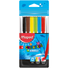 Maped Фломастеры "Ocean" 6 шт. (845723) разноцветные