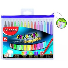 Maped Фломастеры "ColorPeps Long Life" 15 шт. (845015) разноцветные