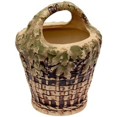 Горшок Керамика ручной работы Корзина 34 х 45 см бежевый