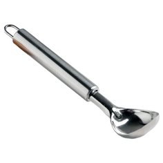 Ложка для мороженого Доляна Металлик 4462397, металл, 21 см серебристый