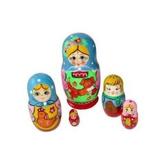 Матрешка Бэмби Подворье, 5 кукол БЕМБi