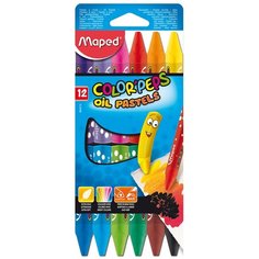 Maped Мелки пастельные масляные Color’peps 12 шт