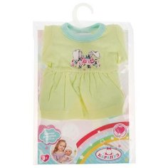Карапуз Легинсы и туника для кукол OTF-1905S-RU желтый