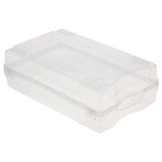 IDEA (М-Пластика) Контейнер для хранения обуви Реноме 32х19х10.5 см (М 2868) прозрачный