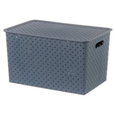 Violet Корзинка с крышкой Береста 35x24,5x20,5 см космик