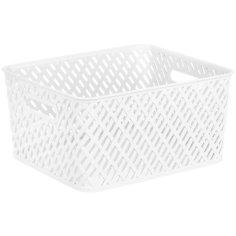 Альтернатива Корзина Плетенка 35х29х17.5 см белый Alternativa
