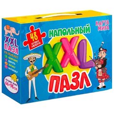 Пазл Проф-Пресс Напольный пазл XXL. Карта мира (466-5-308-23672-6), 48 дет.