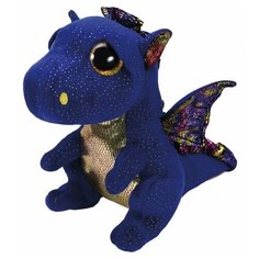 Мягкая игрушка TY Beanie ballz Дракон Сафир, 25 см