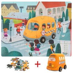 Пазл Shanghai Top-Bright Toy Школьный автобус (130909), 24 дет.
