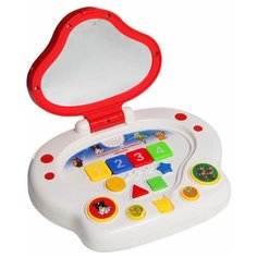 Интерактивная развивающая игрушка Joy Toy Волшебное зеркало (7133В), белый/красный