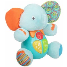 Интерактивная развивающая игрушка Winfun Слон (O689), голубой
