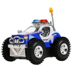 Машинка Играем вместе перевёртыш (A033-TC-NP-R1), 13.5 см, белый/голубой