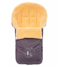 Конверт-мешок Nuovita Islanda Pesco меховой 90 см шоколад