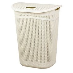 IDEA (М-Пластика) Корзина для белья Вязание 55 л, 45х37х59 см белый