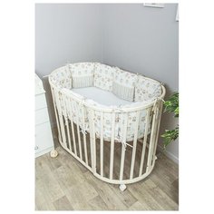 Сонный Гномик бортики-подушки Софушки бежевый