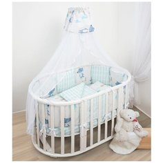 Amarobaby бортик В лесу серый