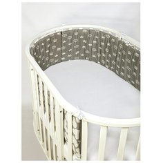 Amarobaby бортик Мышонок серый