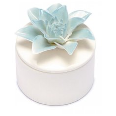 Joli Angel Шкатулка Голубой лотос PLB-004 белый/голубой
