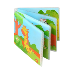 Игрушка для ванной BabyOno Wild Animals (887) зеленый/голубой/желтый