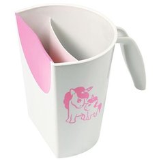 Кружка для ополаскивания волос 242 белый/розовый Baby Ono