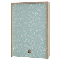 Коробка подарочная Акушерство Memory Box New Year 25 x 38 x 10 см бежевый/мятный