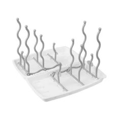 BabyOno Сушилка универсальная для бутылочек и посуды 1071/02, белый/серый